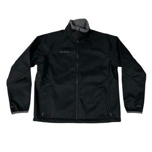 Columbia Softshell Full Zip Block Winter Jacket with Embroidered Logo on Back L